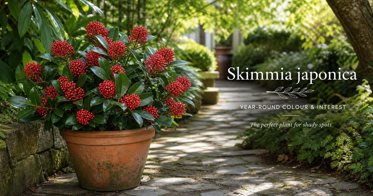 Skimmia plant verzorgen: standplaats, bloei en veelgemaakte fouten