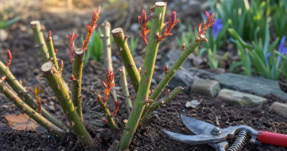 Rozen snoeien in het voorjaar: stap voor stap voor meer bloemen