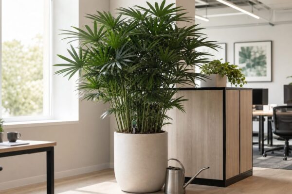 Kantoor afscheiding planten
