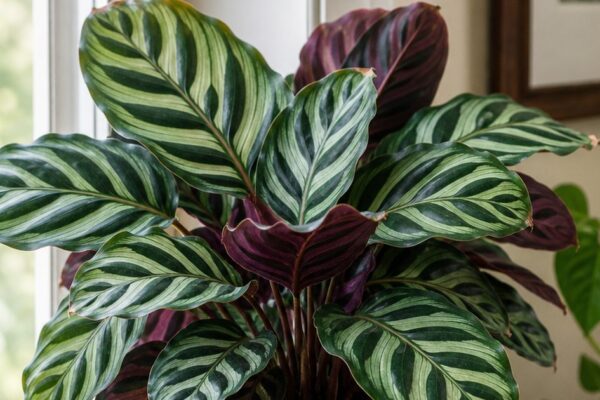 Calathea verzorgen in huis: zo voorkom je bruine randen en hangende bladeren