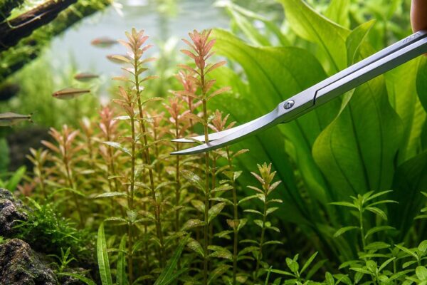 Aquarium planten snoeien