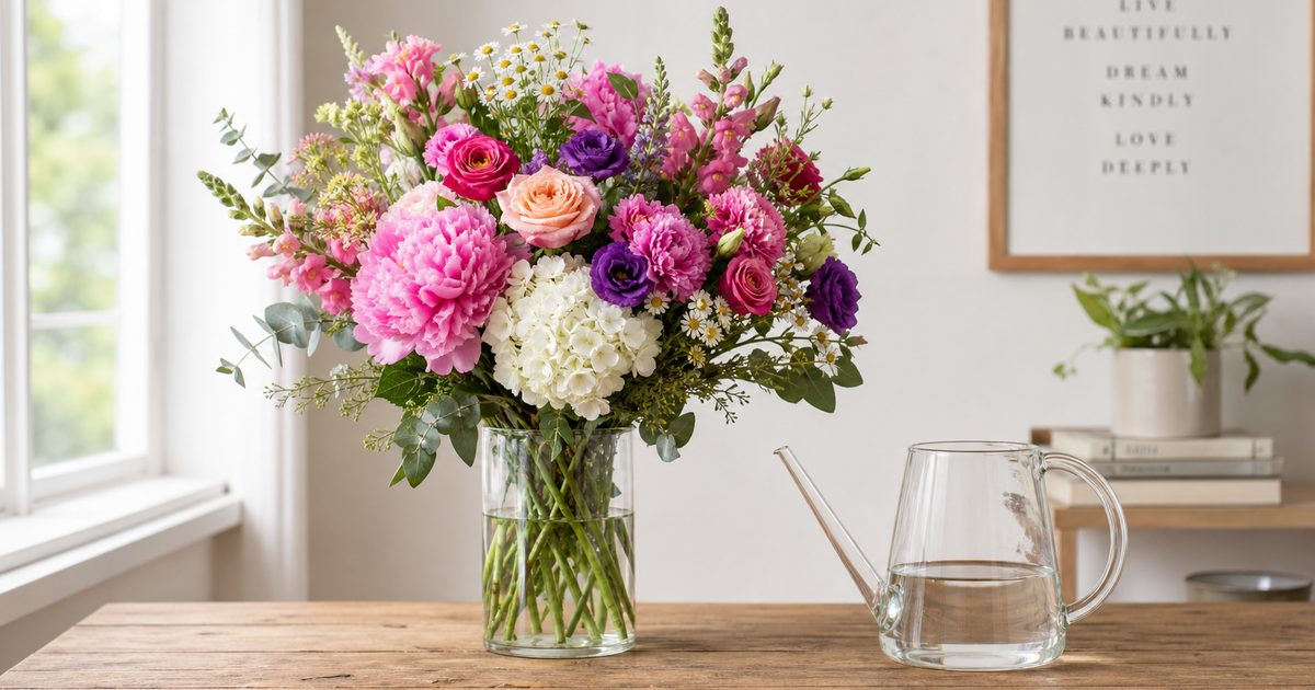 Chloor bij bloemen