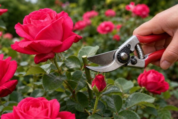 Rozen snoeien in het juiste seizoen: zo blijven ze gezond en rijkbloeiend
